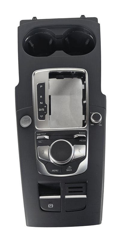 Thumbnail 2: 2020 AUDI A3 S3 8V MMI MEDIA NAVIGATION CONTROL PANEL w/ CONSOLE TRIM CUP HOLDER