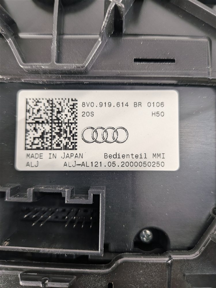 Thumbnail 8: 2020 AUDI A3 S3 8V MMI MEDIA NAVIGATION CONTROL PANEL w/ CONSOLE TRIM CUP HOLDER