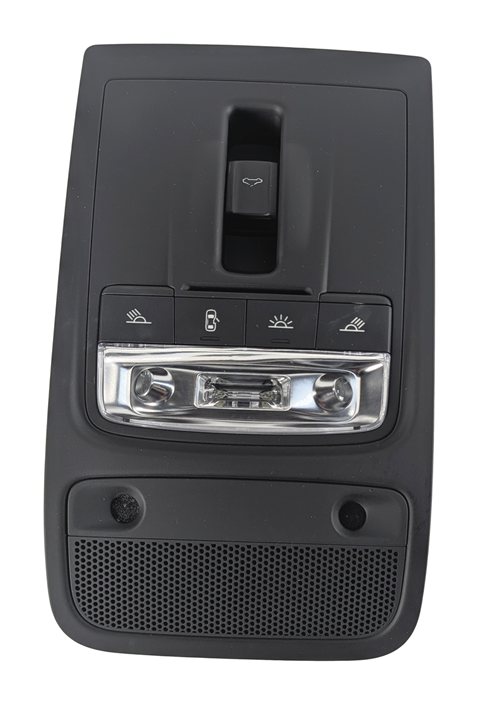 Thumbnail 3: 17-19 AUDI A3 (8V) FRONT ROOF DOME COURTESY LIGHT w/SUNROOF SWITCH (Black)