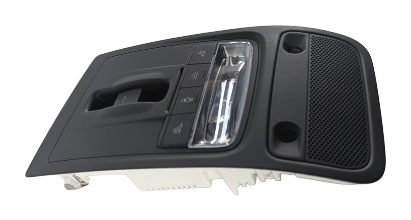 Thumbnail 5: 17-19 AUDI A3 (8V) FRONT ROOF DOME COURTESY LIGHT w/SUNROOF SWITCH (Black)