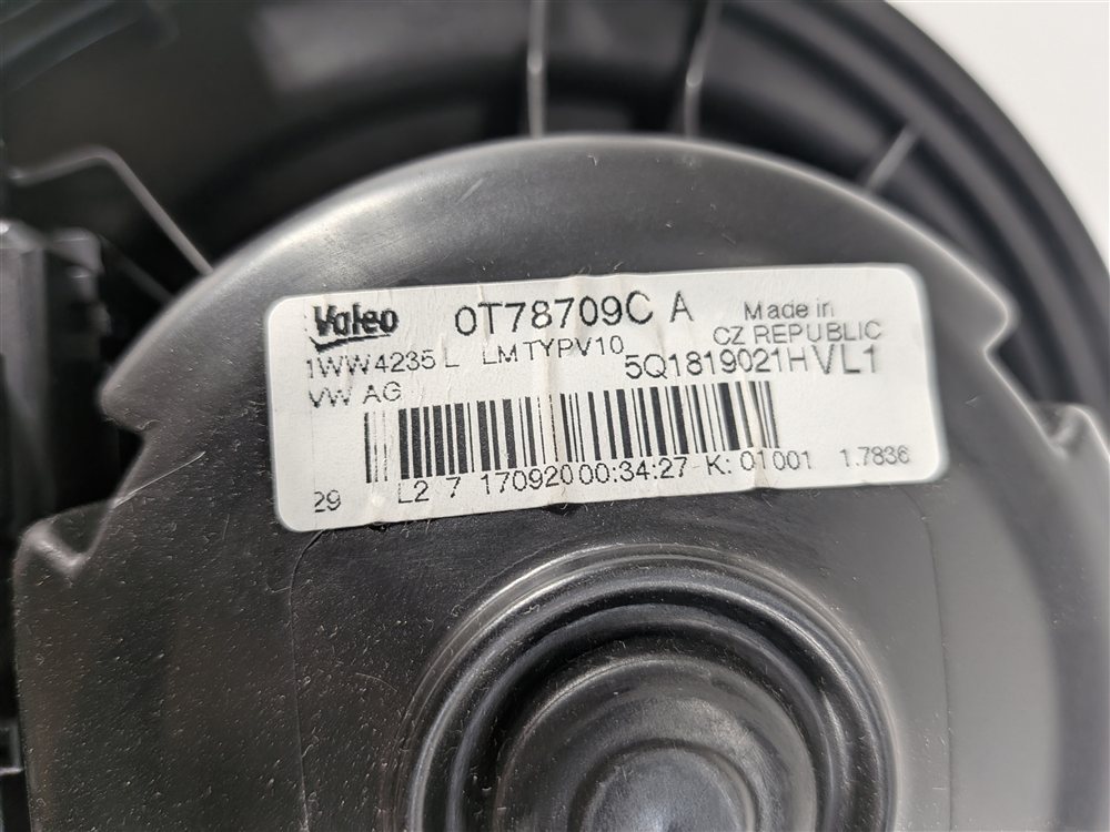 Thumbnail 9: 2015-2018 VW GOLF GTI / AUDI A3 S3 RS3 (8V) FRONT HEATER A/C BLOWER FAN MOTOR