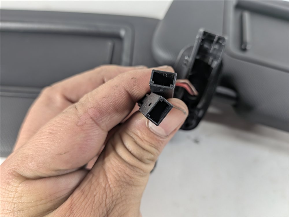 Thumbnail 8: 2015-2018 AUDI A3 S3 RS3 (8V) FRONT LEFT & RIGHT SUN VISOR SUNVISOR SET (Black)