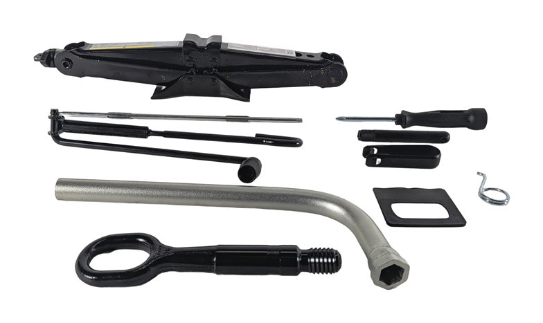 Thumbnail 4: 2015-2020 AUDI A3 S3 (8V 8Y) SPARE TIRE JACK LUG WRENCH TOW HOOK TOOL SET