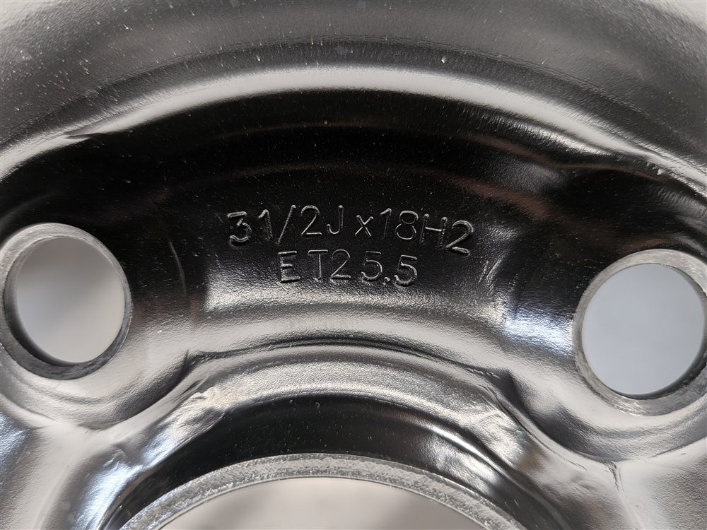Thumbnail 12: 15-18 VW JETTA AUDI A3 S3 (8V) 18x3.5" EMERGENCY ROADSIDE SPARE TIRE WHEEL RIM