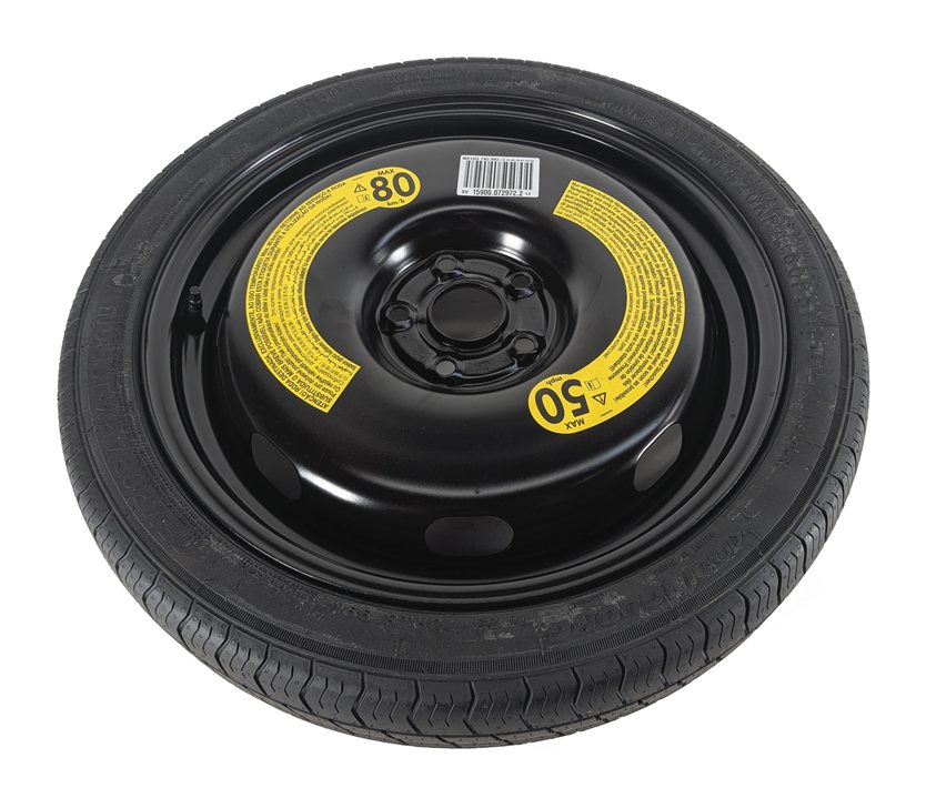 Thumbnail 3: 15-18 VW JETTA AUDI A3 S3 (8V) 18x3.5" EMERGENCY ROADSIDE SPARE TIRE WHEEL RIM