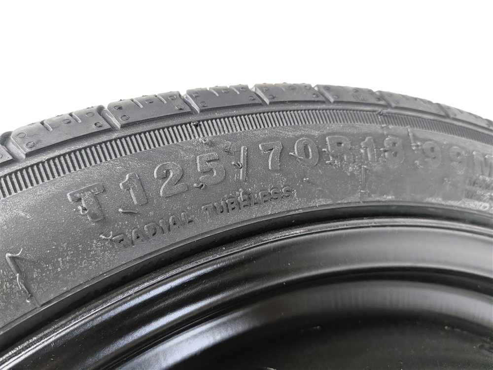 Thumbnail 8: 15-18 VW JETTA AUDI A3 S3 (8V) 18x3.5" EMERGENCY ROADSIDE SPARE TIRE WHEEL RIM