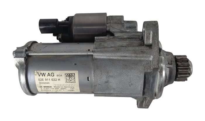 Thumbnail 6: 2017-2019 AUDI A3 (8V) (19 S3 8Y & 19 JETTA GLI) 2.0L TURBO ENGINE STARTER MOTOR