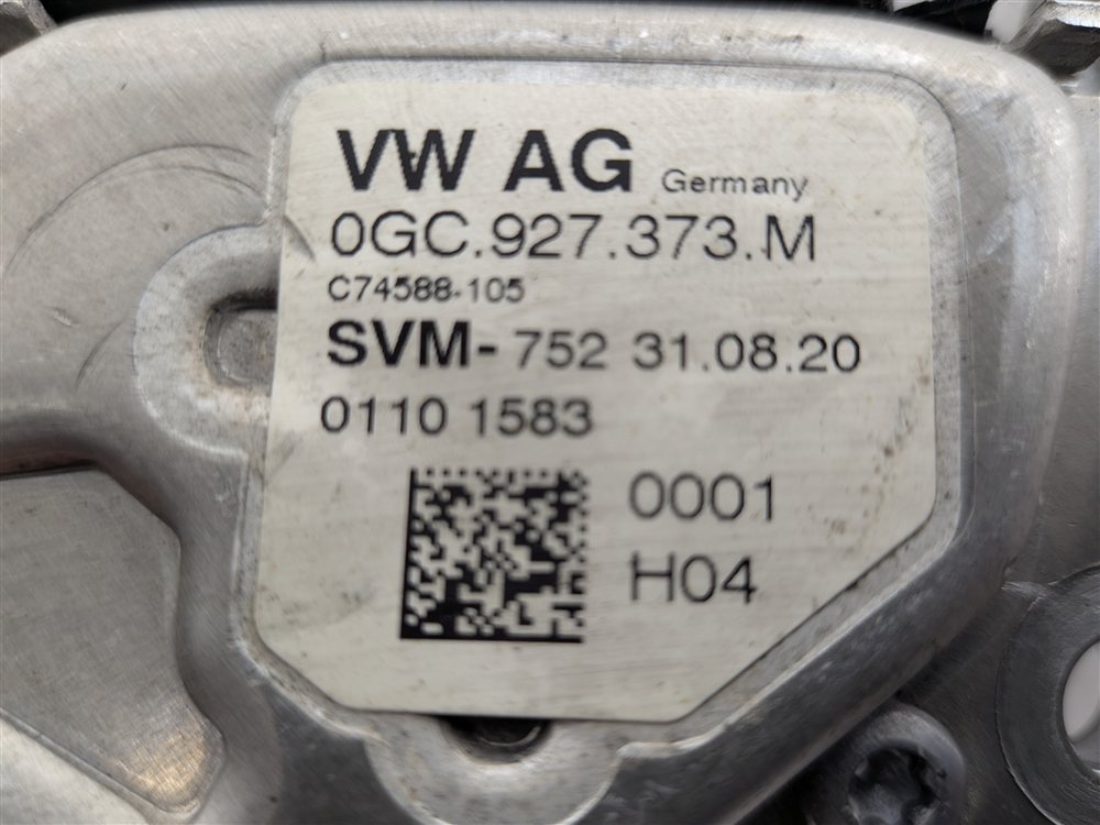 Thumbnail 9: 2019-2020 AUDI A3 (8V) 1.4L 2.0L AUTOMATIC TRANSMISSION HYDRAULIC PUMP MOTOR