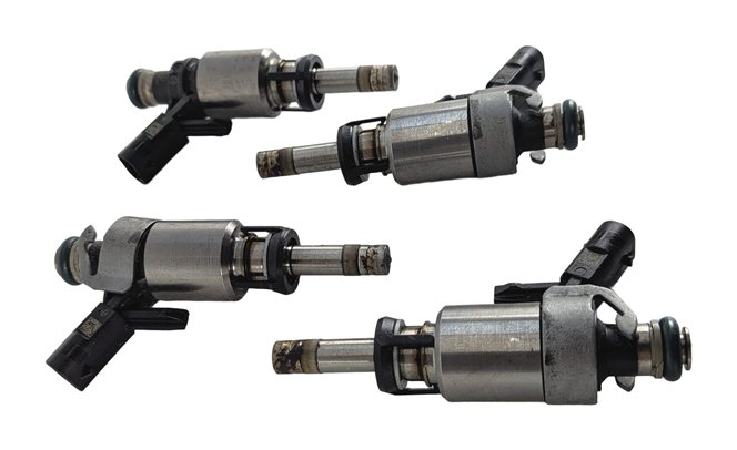 Thumbnail 5: AUDI 19-20 A3 21-24 Q3 (8V F3) 2.0L TURBO ENGINE FUEL INJECTOR INJECTORS SET/4