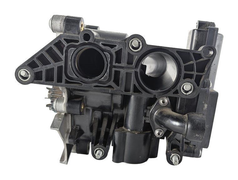 Thumbnail 4: 16-23 AUDI A3 A4 A5 A6 Q5 Q7 S3 TT 2.0L TURBO WATER PUMP w/ THERMOSTAT HOUSING