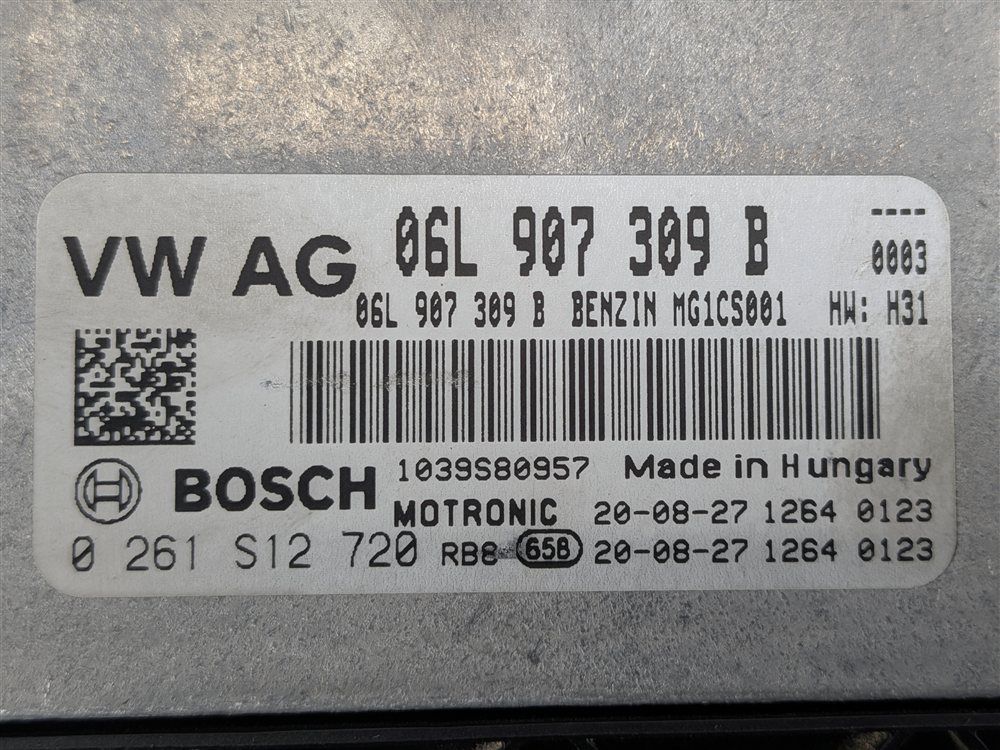 Thumbnail 14: 2020 AUDI A3 8V 2.0L (CZRA) ECM BCM MPH CLUSTER GATEWAY ELV IMMOBILIZER KEY SET