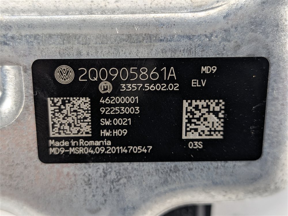 Thumbnail 15: 2020 AUDI A3 8V 2.0L (CZRA) ECM BCM MPH CLUSTER GATEWAY ELV IMMOBILIZER KEY SET