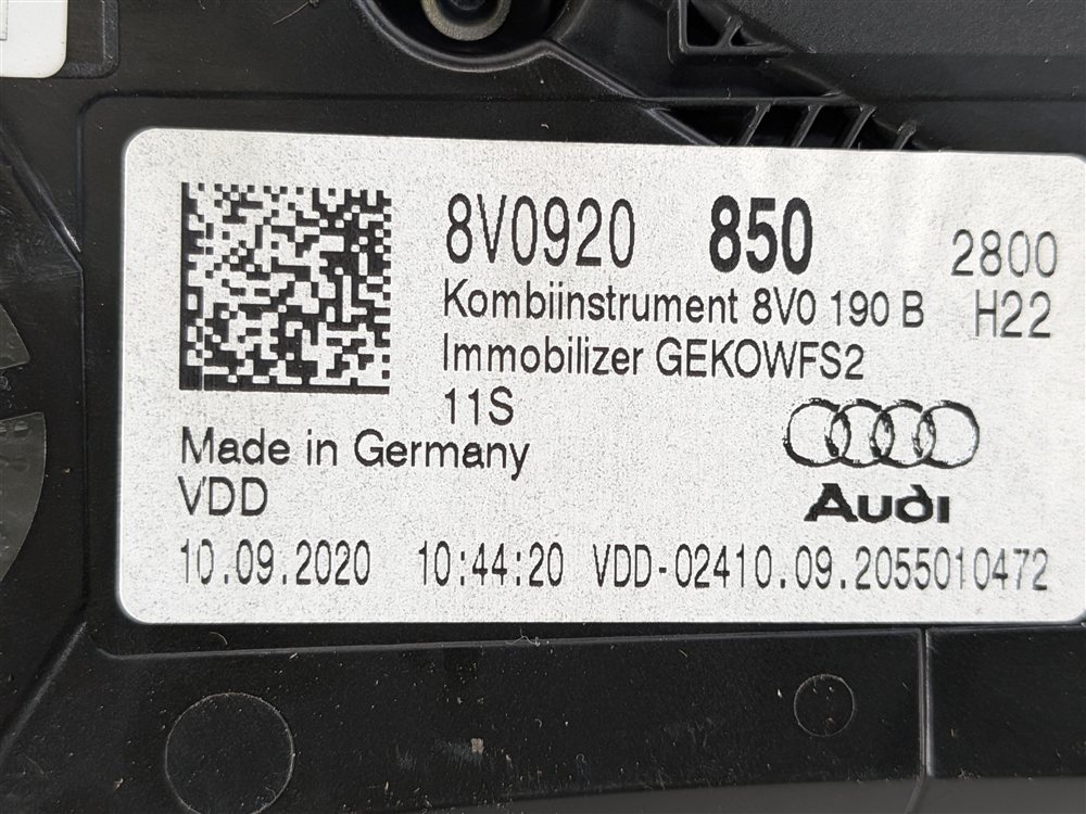Thumbnail 17: 2020 AUDI A3 8V 2.0L (CZRA) ECM BCM MPH CLUSTER GATEWAY ELV IMMOBILIZER KEY SET