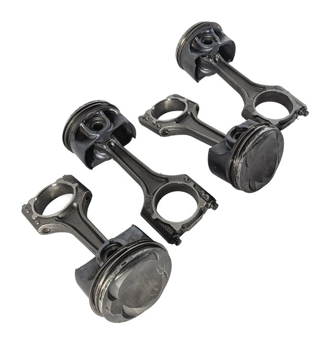 2017-2020 AUDI A3 (8V) & 2021 Q3 2.0L TURBO ENGINE PISTON & CONNECTING ROD SET 4