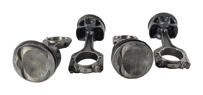 Thumbnail 2: 2017-2020 AUDI A3 (8V) & 2021 Q3 2.0L TURBO ENGINE PISTON & CONNECTING ROD SET 4