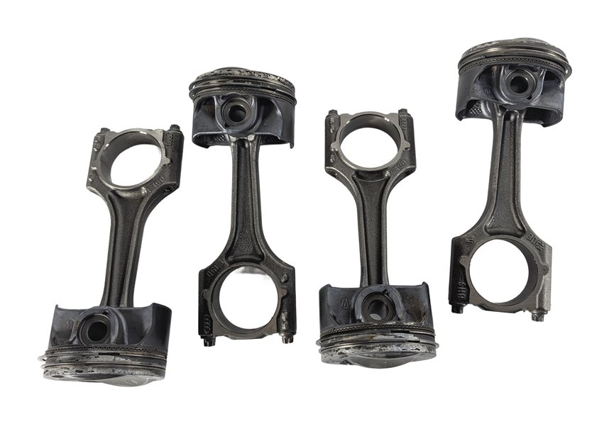 Thumbnail 3: 2017-2020 AUDI A3 (8V) & 2021 Q3 2.0L TURBO ENGINE PISTON & CONNECTING ROD SET 4