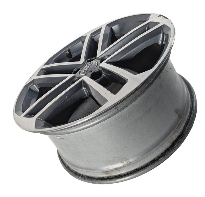 Thumbnail 5: 2017-2020 AUDI A3 (8V) 18x8 INCH ALUMINUM ALLOY 5 DOUBLE 10 SPOKE WHEEL RIM