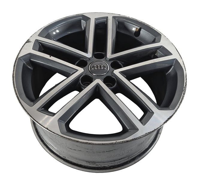 Thumbnail 3: 2017-2020 AUDI A3 (8V) 18x8 INCH ALUMINUM ALLOY 5 DOUBLE 10 SPOKE WHEEL RIM