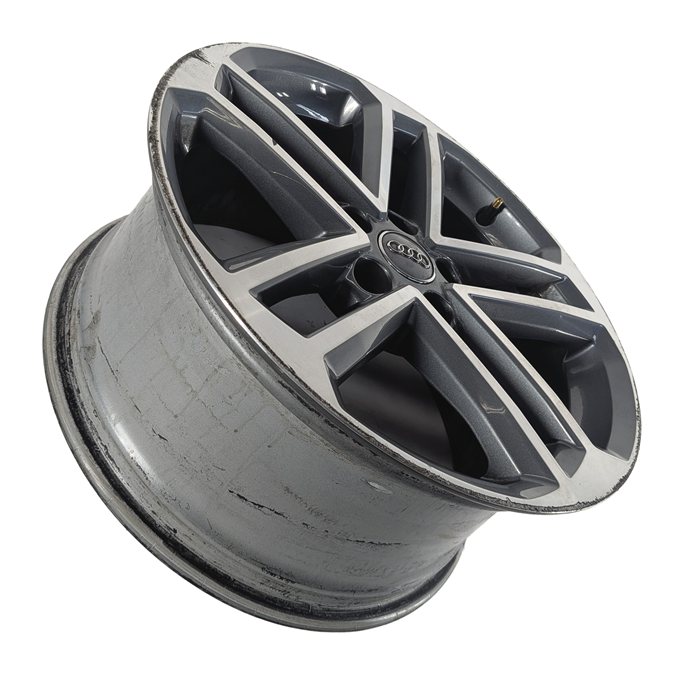 Thumbnail 5: 2017-2020 AUDI A3 (8V) 18x8 INCH ALUMINUM ALLOY 5 DOUBLE 10 SPOKE WHEEL RIM