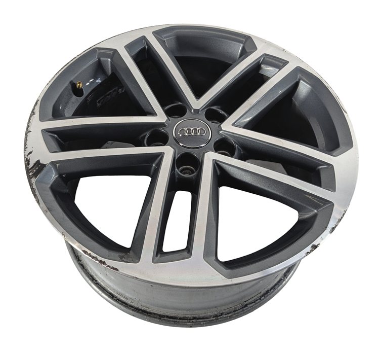 Thumbnail 3: 2017-2020 AUDI A3 (8V) 18x8 INCH ALUMINUM ALLOY 5 DOUBLE 10 SPOKE WHEEL RIM