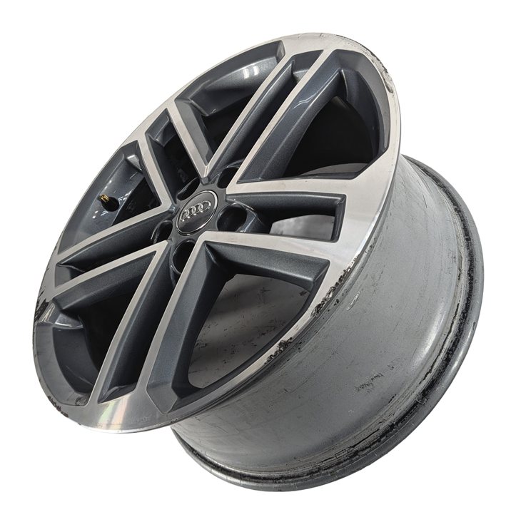 Thumbnail 4: 2017-2020 AUDI A3 (8V) 18x8 INCH ALUMINUM ALLOY 5 DOUBLE 10 SPOKE WHEEL RIM