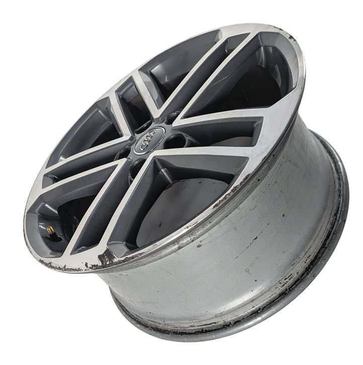 Thumbnail 5: 2017-2020 AUDI A3 (8V) 18x8 INCH ALUMINUM ALLOY 5 DOUBLE 10 SPOKE WHEEL RIM
