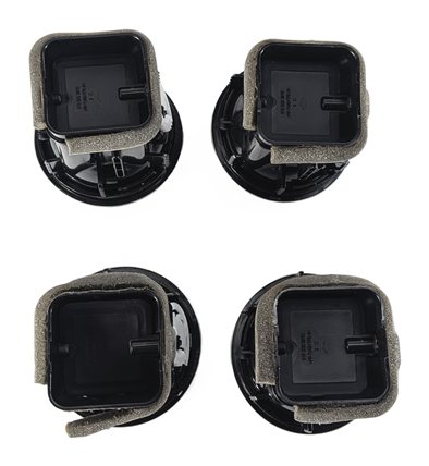Thumbnail 7: 2016 AUDI A3 (8V) FRONT DASH HEAT AIR AC VENT SET/4 8V0820901 (Black)