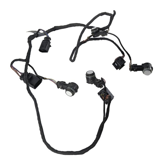 2016 AUDI A3 (8V) REAR PARK ASSIST PDC SENSOR SET/4 w/ HARNESS (White)