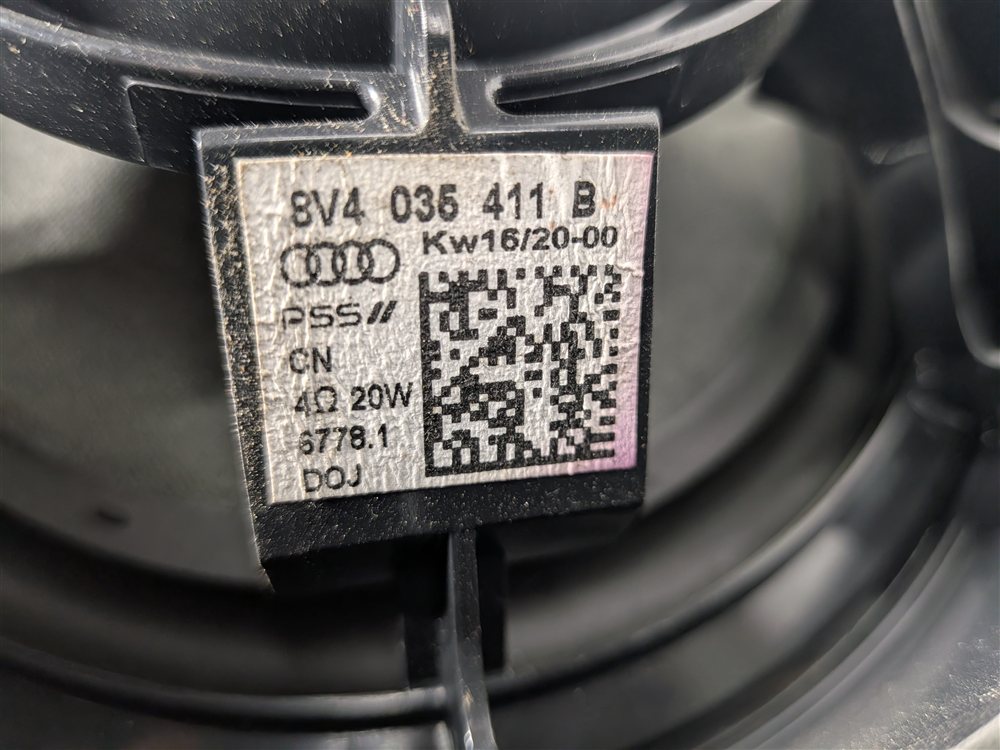 Thumbnail 11: 2020 AUDI A3 (8V) AUDI SOUND SYSTEM DOOR DASH SPEAKER TWEETER WOOFER SET/9