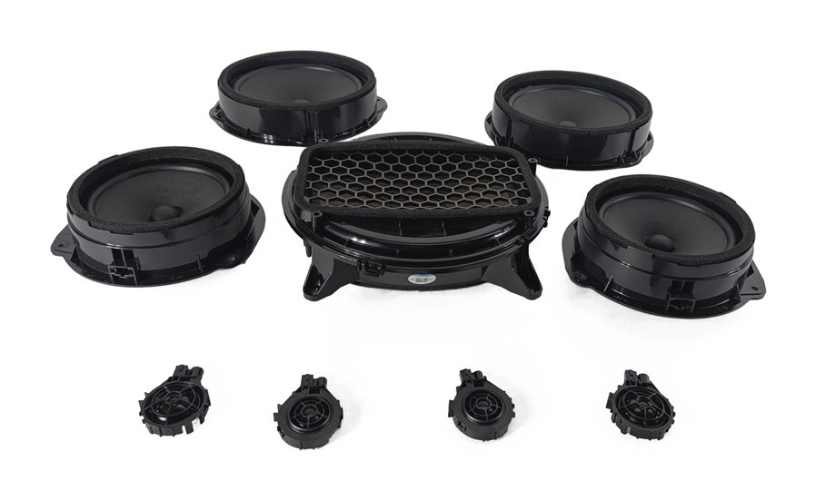 Thumbnail 6: 2020 AUDI A3 (8V) AUDI SOUND SYSTEM DOOR DASH SPEAKER TWEETER WOOFER SET/9