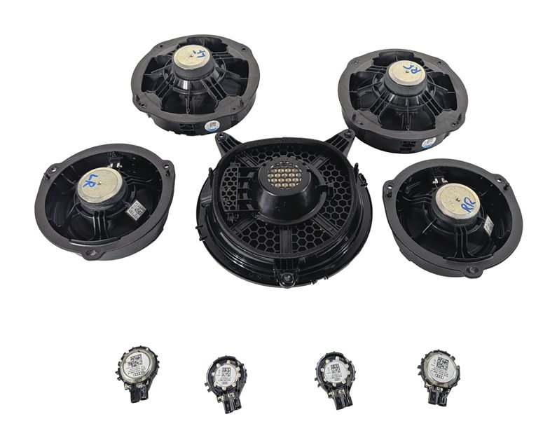Thumbnail 7: 2020 AUDI A3 (8V) AUDI SOUND SYSTEM DOOR DASH SPEAKER TWEETER WOOFER SET/9