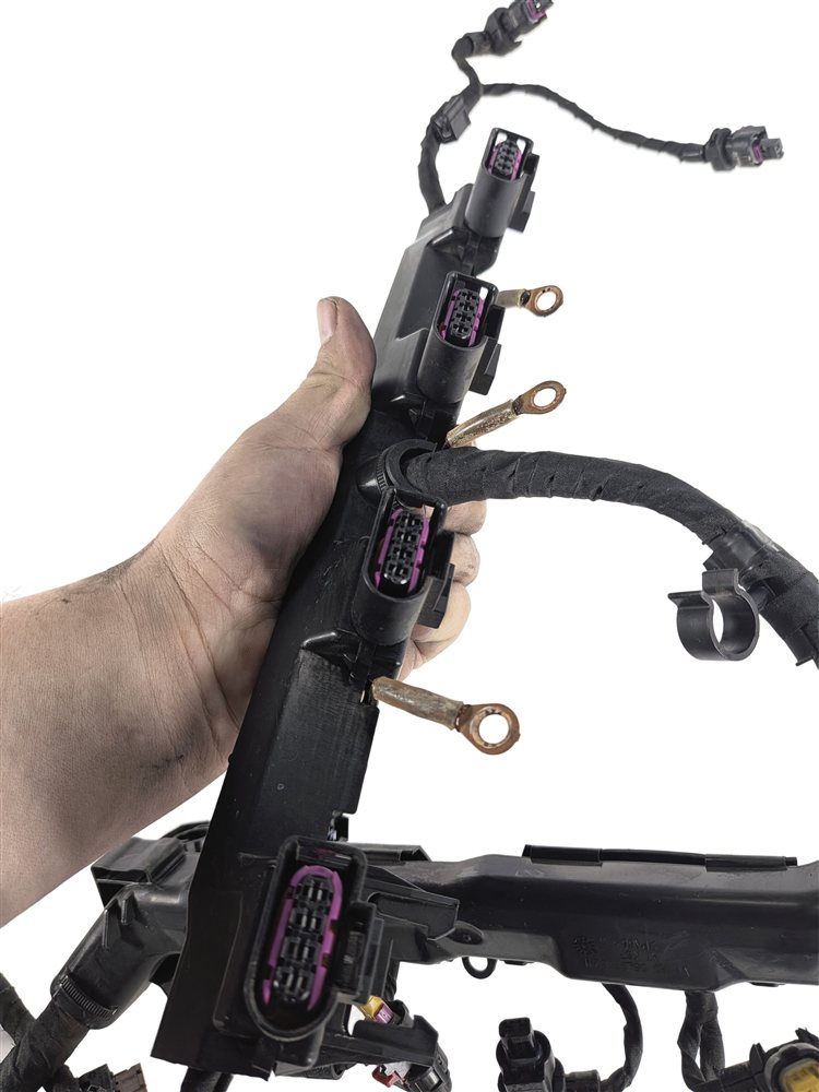 Thumbnail 5: 2020 AUDI A3 (8V) 2.0L (CZRA) ENGINE MOTOR WIRE WIRING HARNESS LOOM 06L971627A