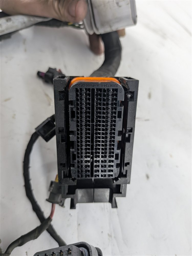 Thumbnail 7: 2020 AUDI A3 (8V) 2.0L (CZRA) ENGINE MOTOR WIRE WIRING HARNESS LOOM 06L971627A