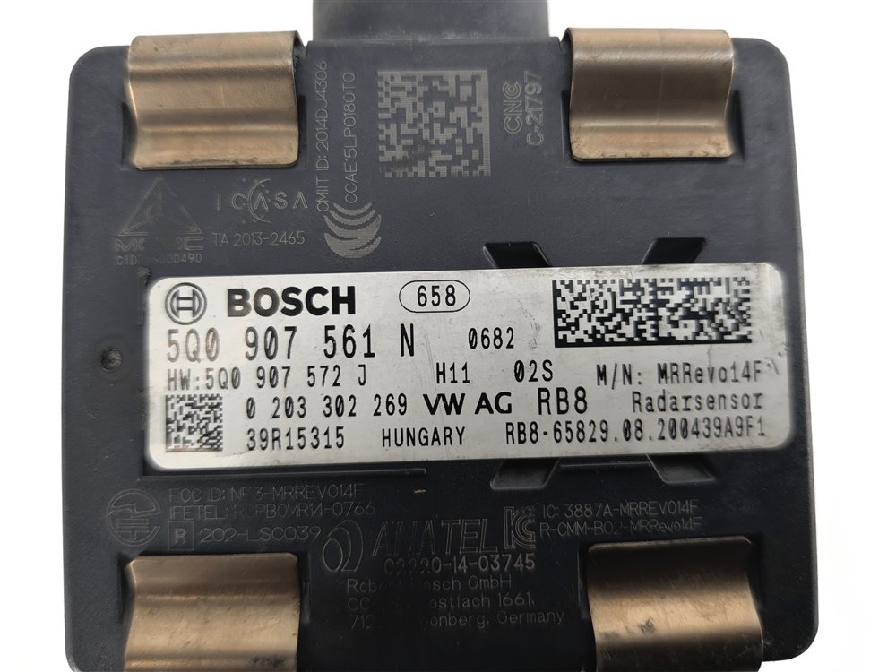 Thumbnail 8: 2020 AUDI A3 S3 RS3 (8V) FRONT ADAPTIVE CRUISE CONTROL ACC DISTANCE RADAR SENSOR