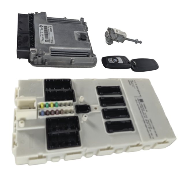 Thumbnail 3: 2014 BMW 328D (F30) 2.0L (N47) ENGINE DIESEL ECM DDE FEM DOOR LOCK KEY FOB SET/4