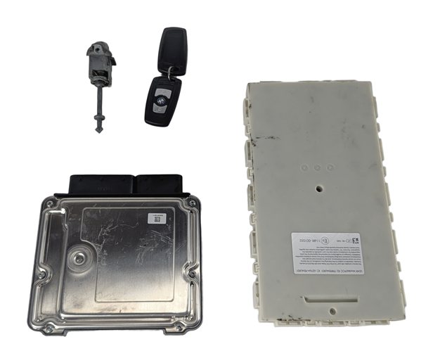 Thumbnail 5: 2014 BMW 328D (F30) 2.0L (N47) ENGINE DIESEL ECM DDE FEM DOOR LOCK KEY FOB SET/4