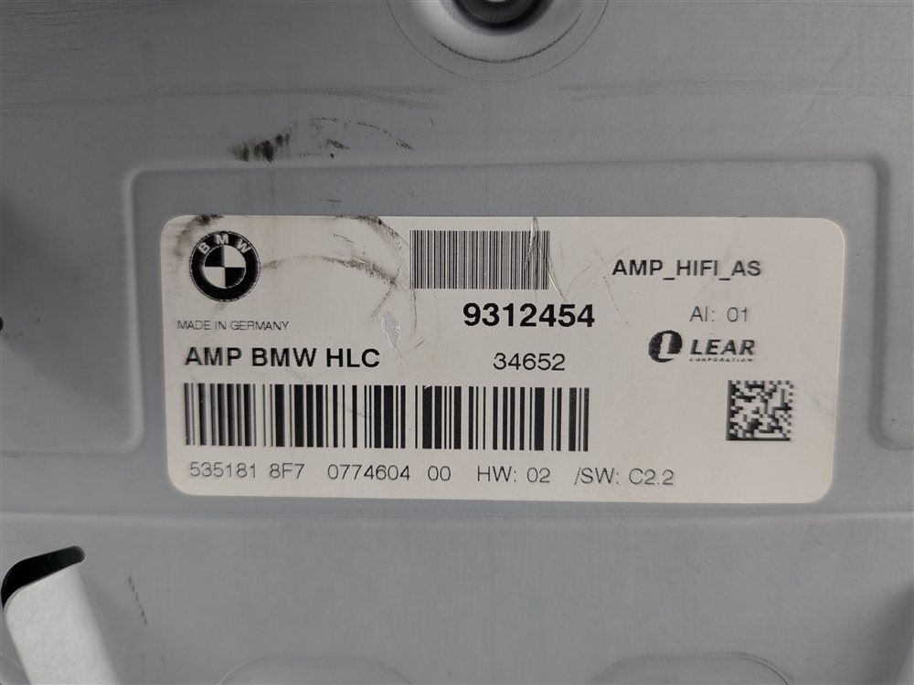 Thumbnail 8: 2012-2015 BMW 320i 328i 335i M3 (F30) SEDAN RADIO STEREO AUDIO AMP AMPLIFIER