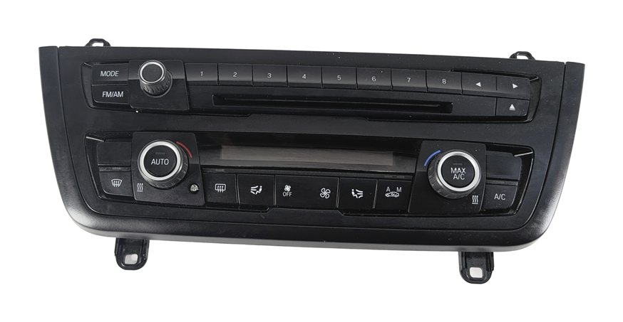 Thumbnail 3: 12-16 BMW 320i 328i 335i 428i 435i (F30 F32) HEAT AC CLIMATE RADIO CONTROL PANEL