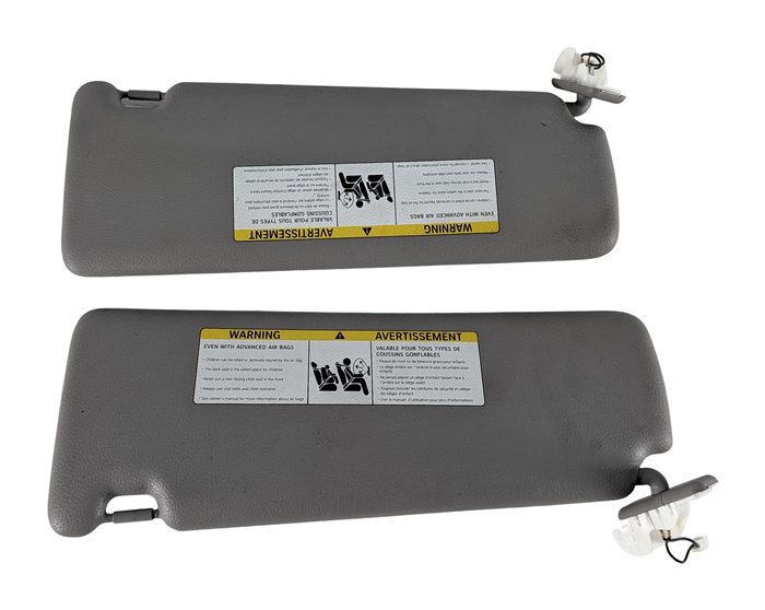 Thumbnail 7: 12-19 BMW 3 4 SERIES (F30 F31 F32 F33) FRONT LEFT & RIGHT SUNVISOR SET (Gray)