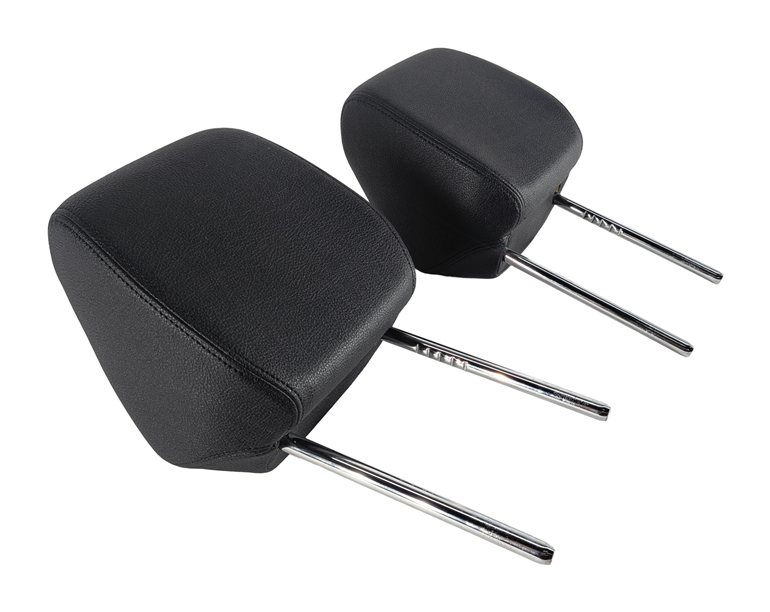 2014 BMW 328D (F30) FRONT LEFT & RIGHT SEAT HEADREST SET/2 (Black)