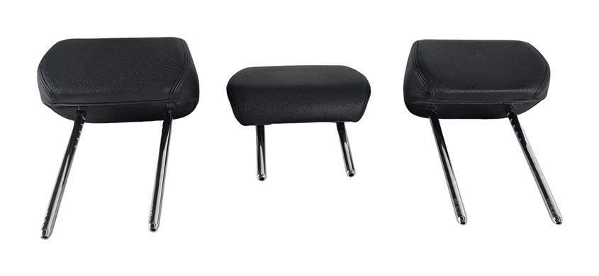 Thumbnail 2: 2014 BMW 328D (F30) REAR LEFT/CENTER/RIGHT SEAT HEAD REST SET/3 (Black)