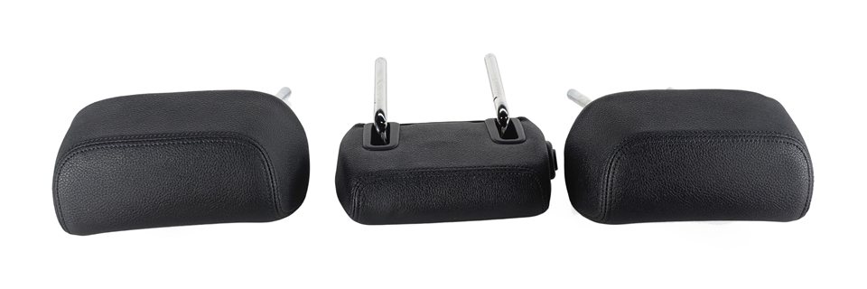 Thumbnail 5: 2014 BMW 328D (F30) REAR LEFT/CENTER/RIGHT SEAT HEAD REST SET/3 (Black)
