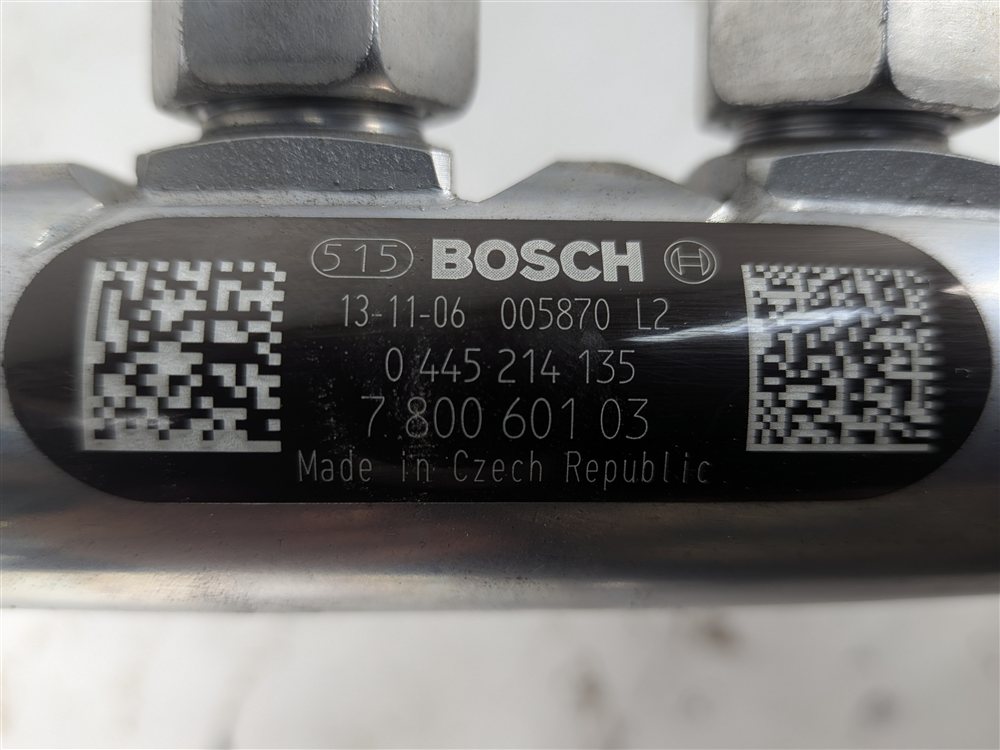 Thumbnail 10: 2014 BMW 328D (F30) 2.0L DIESEL N47T ENGINE FUEL RAIL w/ LINES PRESSURE SENSOR