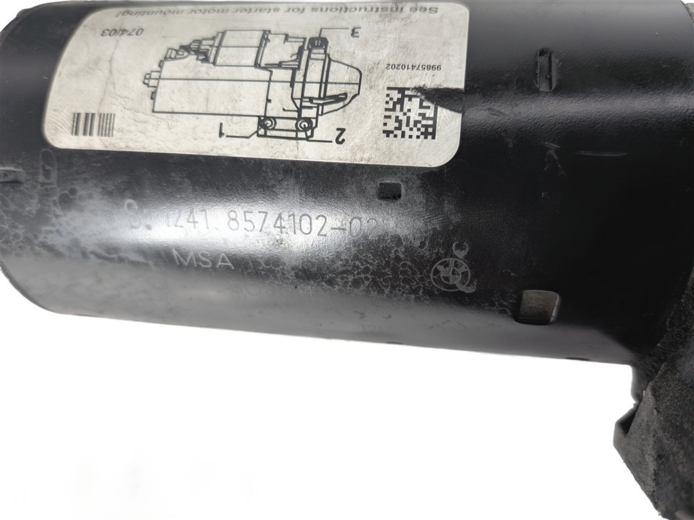 Thumbnail 8: 2014-2017 BMW 328i X3 (F25 F30) A/T 2.0L N47T TURBO DIESEL ENGINE STARTER MOTOR