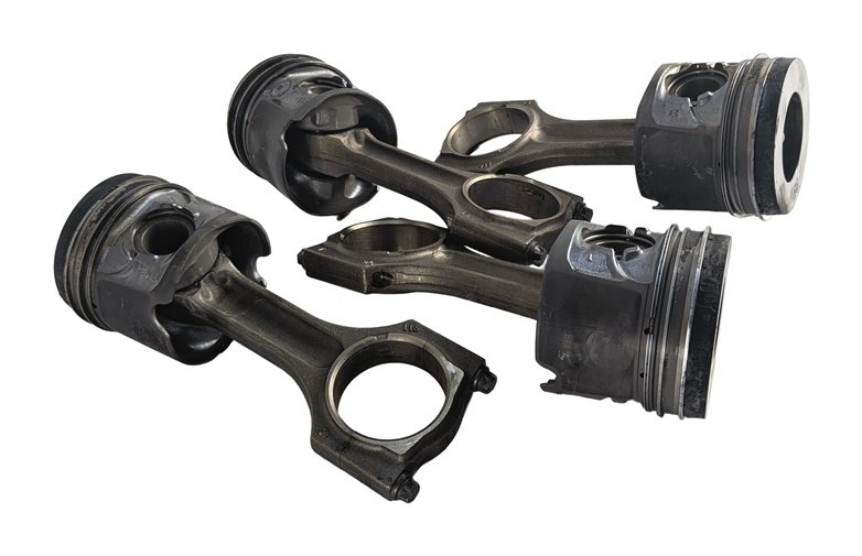 14-18 BMW 328 X3 (F30 F25) 2.0L TURBO DIESEL ENGINE PISTON & CONNECTING ROD SET4