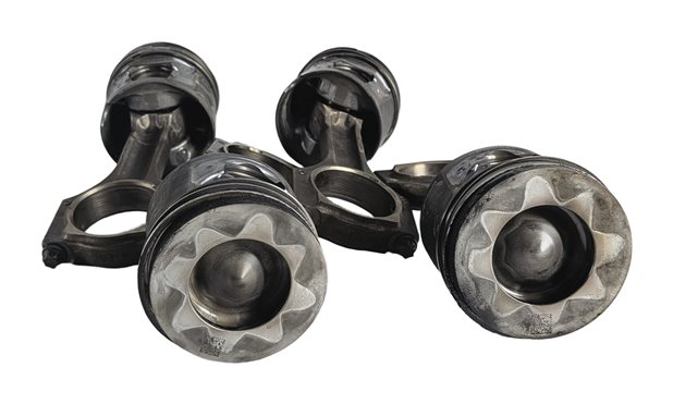 Thumbnail 2: 14-18 BMW 328 X3 (F30 F25) 2.0L TURBO DIESEL ENGINE PISTON & CONNECTING ROD SET4