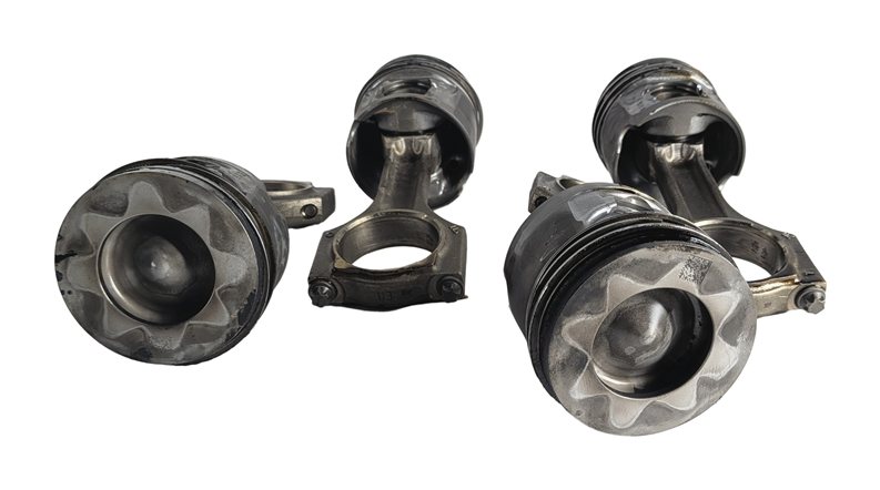 Thumbnail 4: 14-18 BMW 328 X3 (F30 F25) 2.0L TURBO DIESEL ENGINE PISTON & CONNECTING ROD SET4