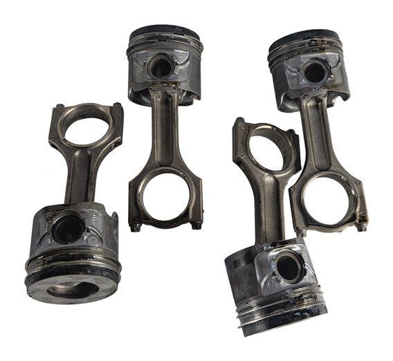 Thumbnail 5: 14-18 BMW 328 X3 (F30 F25) 2.0L TURBO DIESEL ENGINE PISTON & CONNECTING ROD SET4