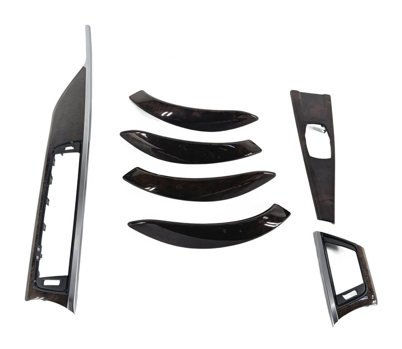 Thumbnail 3: 2014 BMW 328D (F30) INTERIOR DOOR DASH CENTER CONSOLE TRIM SET/7 (Burr Walnut)