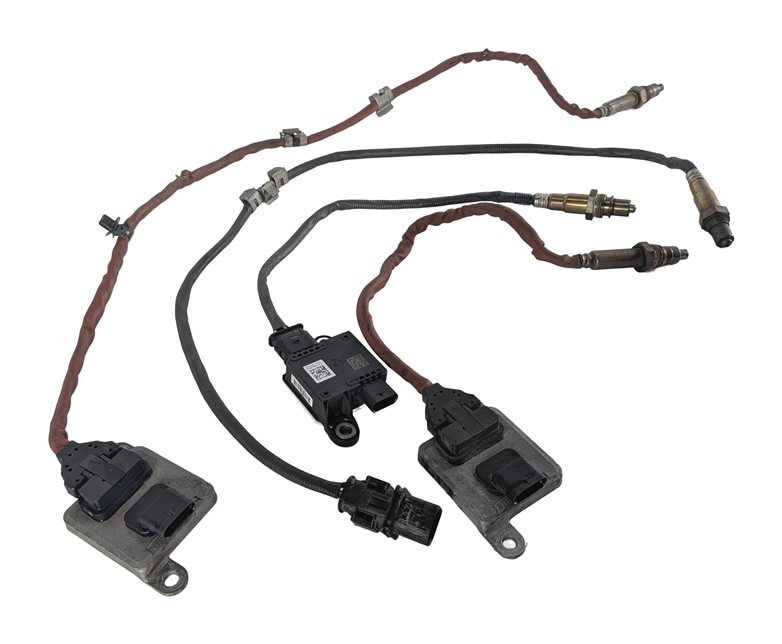 2014 BMW 328D F30 2.0L N47 NOX SENSOR SET/2 w/ MODULES PM PARTICULATE O2 SENSOR